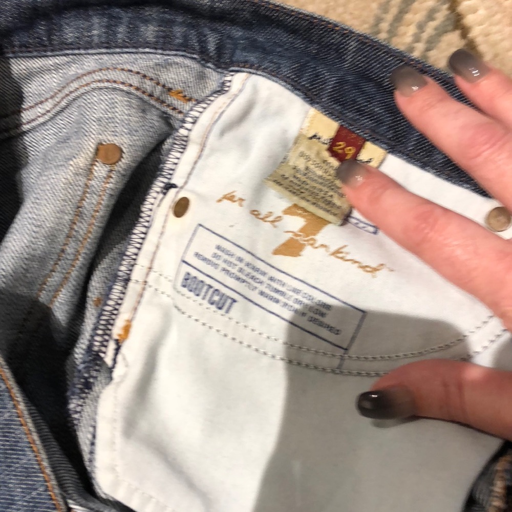 Boot cut jeans